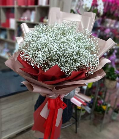 Букет цветов из: Гипсофила в Мариинске