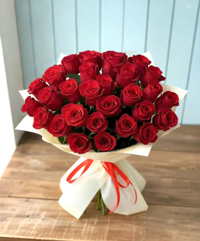 Букет 29 Красных роз в Мариинске