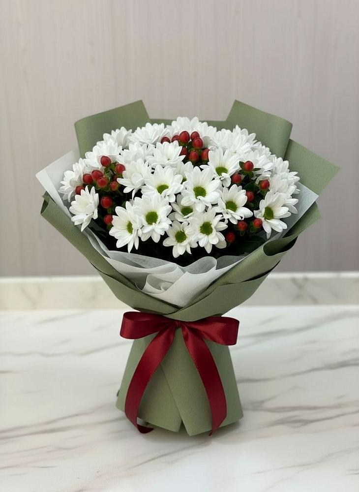 Букет цветов из: Хризантемы в Мариинске