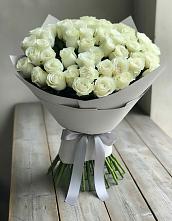 Букет 35 Белых роз в Мариинске