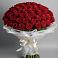 Букет 101 Красная роза Блэк Мэджик в Мариинске
