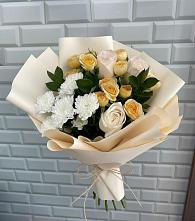 Букет цветов из:  Розы и Хризантемы #REPLACE_PRED# Мариинске