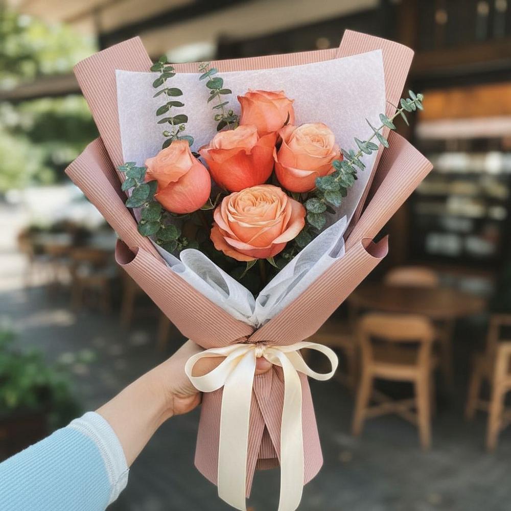 Букет цветов из: Розы в Мариинске