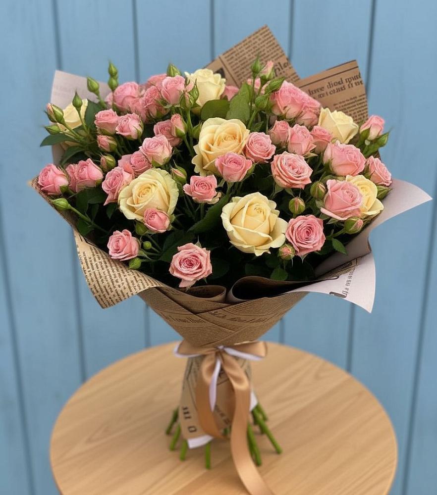 Букет цветов из: Розы в Мариинске