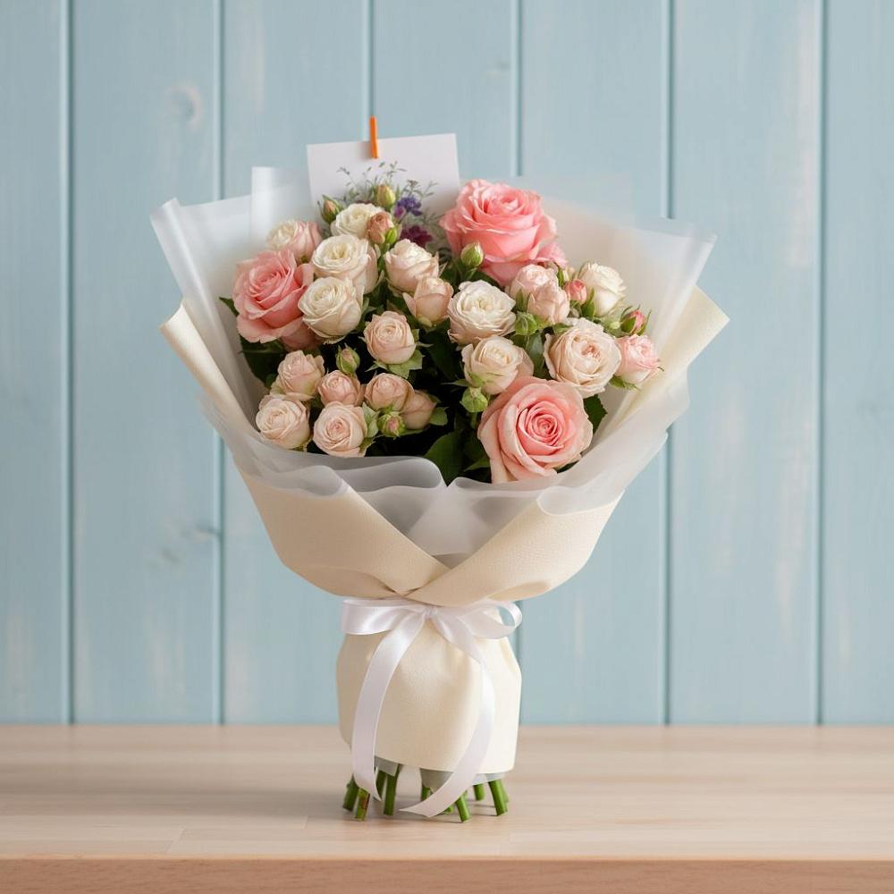 Букет цветов из: Розы в Мариинске