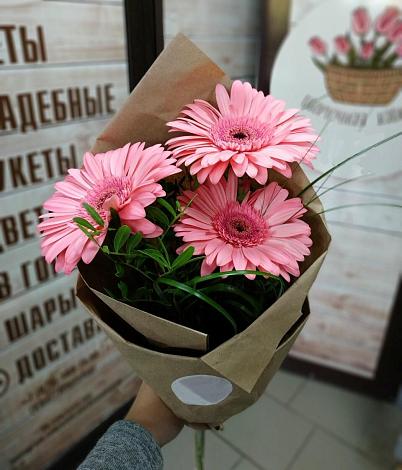 Букет цветов из: Герберы в Мариинске