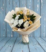Букет цветов из:  Розы и Хризантемы в Мариинске