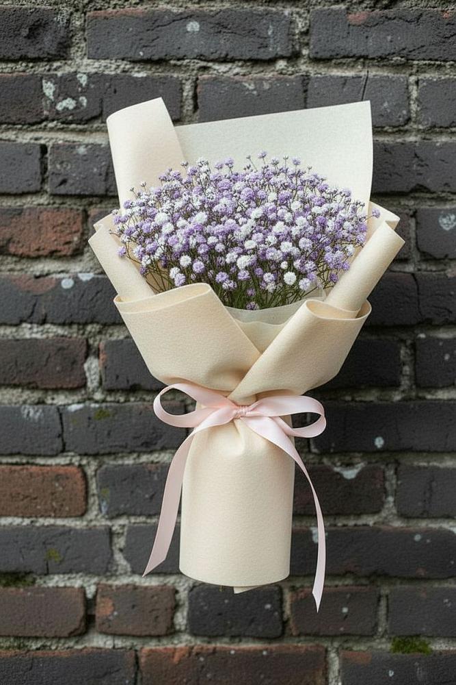 Букет цветов из: Гипсофила в Мариинске