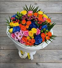 Букет цветов из:  Розы и Хризантемы в Мариинске