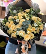 Букет цветов из:  Розы и Лизиантусы #REPLACE_PRED# Мариинске