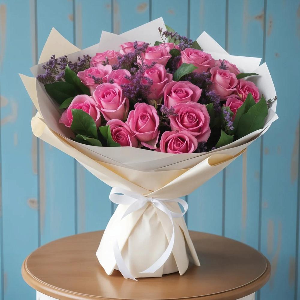 Букет цветов из: Розы в Мариинске