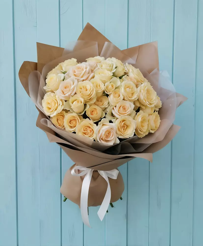 Букет Кремовое облако в Мариинске