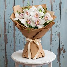 Букет цветов из:  Орхидеи и Розы в Мариинске