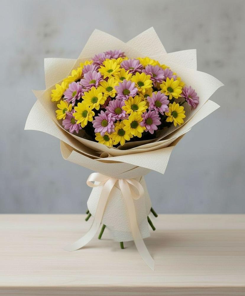 Букет цветов из: Хризантемы в Мариинске